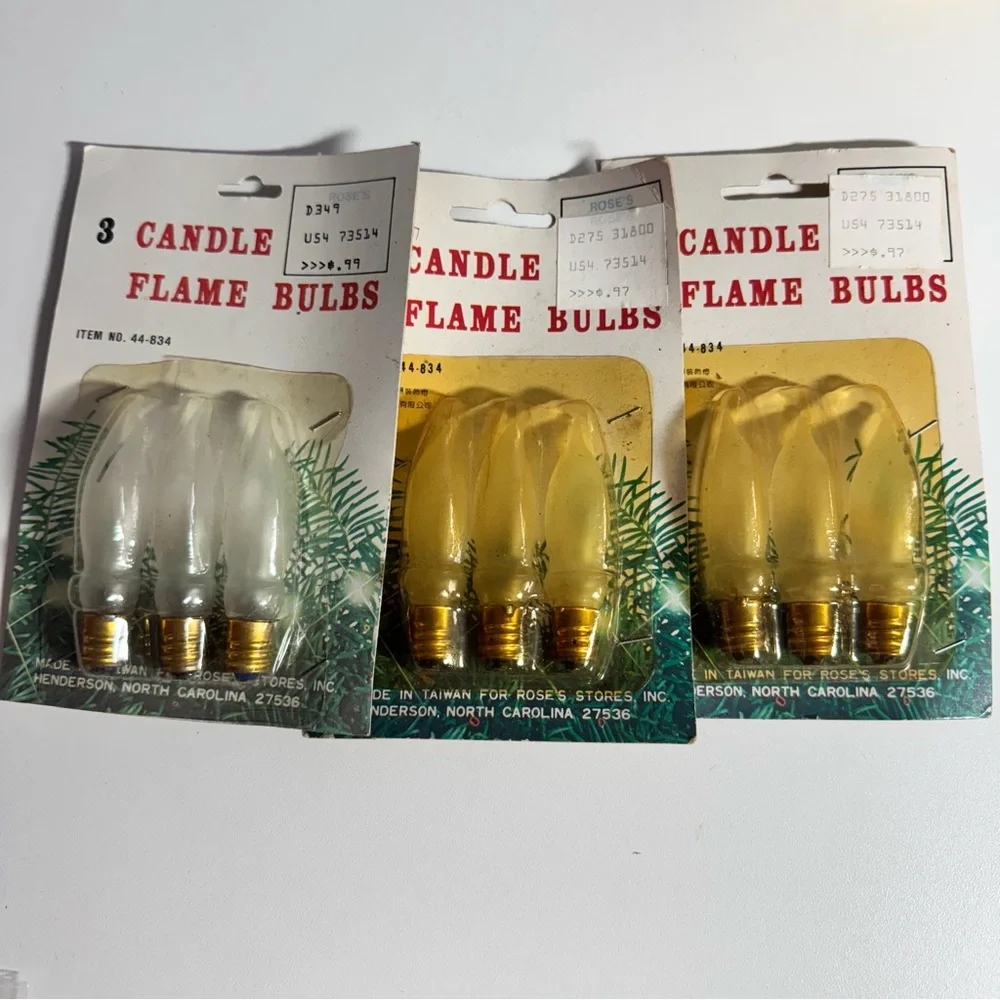 Vintage Christmas Candle Light Set - lots‎ of different colors